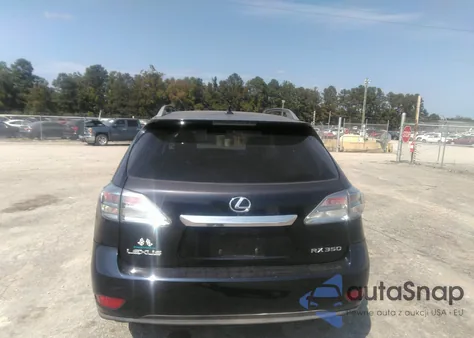2010 Lexus Rx 350 z USA, uszkodzony, nr VIN 2T2BK1BA0AC073080